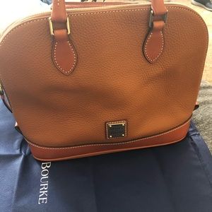 Authentic Dooney & Bourke Pebble Leather Satchel
